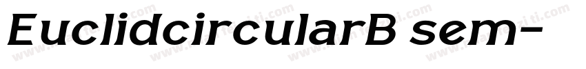 EuclidcircularB sem字体转换